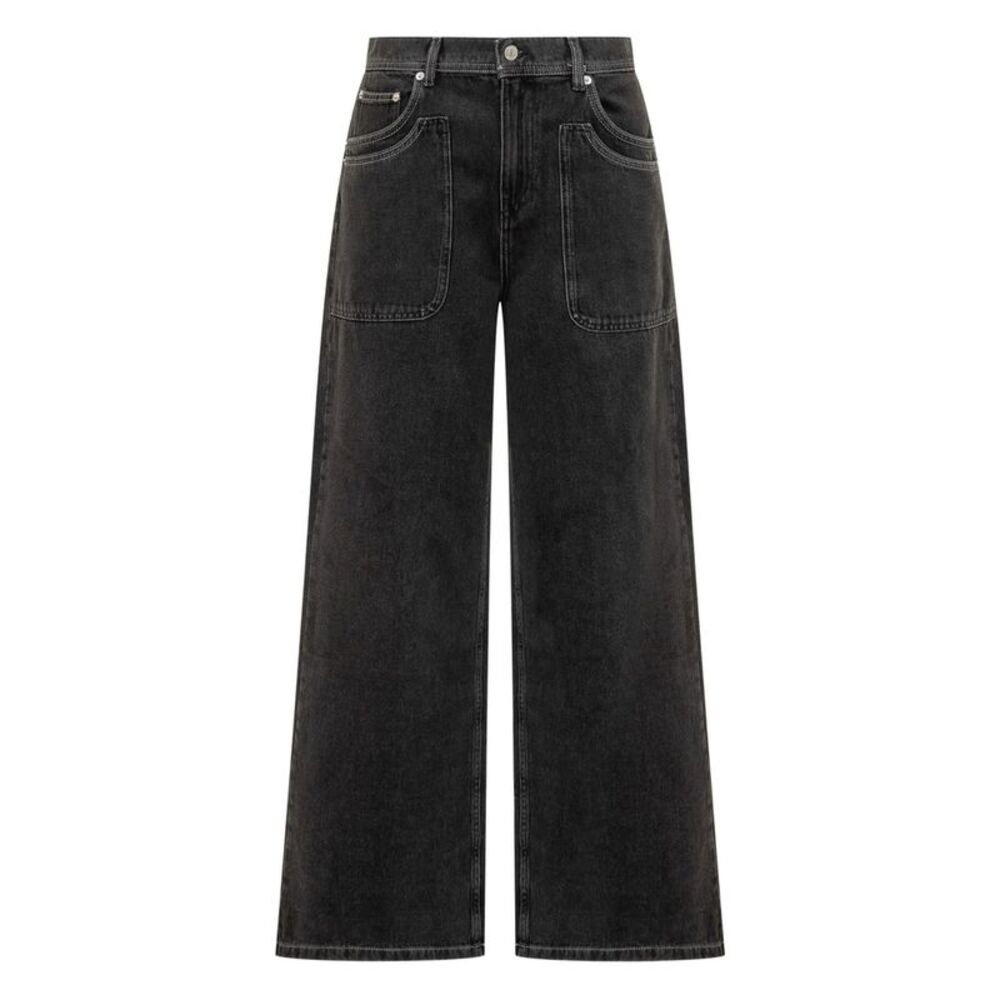 Ba&Sh Black Denim - Wide-Leg Jeans Women
